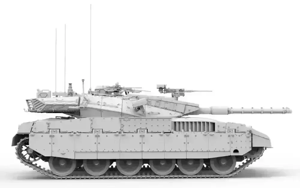 Border Model Israel Merkava Mk.2D W/ Full Interior & Workable Tracks 1/35